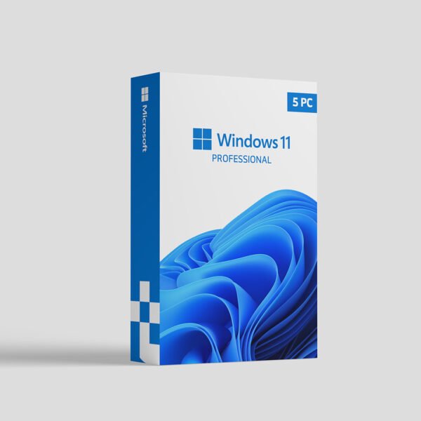 Windows 11 Pro Lisans Anahtarı – 5 Cihaz